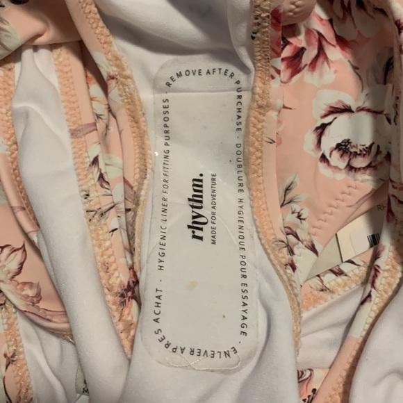 RHYTHM BONITA CHEEKY PANT BIKINI BOTTOM WOMEN'S PEACH NWT - Picture 6 of 6